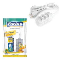 Extensão Elétrica Tomada 2 Metros Compact Branca Forlux