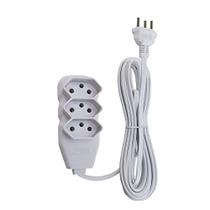 Extensao Eletrica Tripolar 1M 3 Tomadas Slim Br Extensao Eletrica Tripolar 1M 3 Tomadas Slim Br