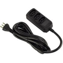 Extensao Eletrica Tripolar 3M 3 Tomadas 20A Pt