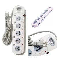 Extensão Filtro De Linha Fonte Régua Estabilizadora 16 Tomadas 3000w Universal