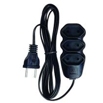 Extensão Fio Paralelo 2x75mm 5m Preto Megatron