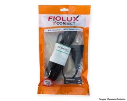 Extensao Fiolux Prolongador 05M Bipolar Preto 10A