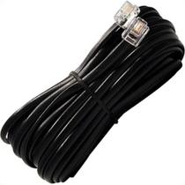 Extensao Fone-Fax Interneed Plug Plug - 3M Cartela Preta - Kit C/10 Pecas Extensao Fone-Fax Interneed Plug Plug - 3M Cartela Preta - Kit C/10 Pecas