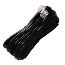 Extensao Fone-Fax Interneed Plug Plug - 3M Cartela Preta - Kit C/10 Pecas Extensao Fone-Fax Interneed Plug Plug - 3M Cartela Preta - Kit C/10 Pecas