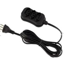 Extensão Force Line Bivolt 3 Metros com 3 Tomadas Extensão Force Line Bivolt 3 Metros com 3 Tomadas