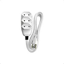 Extensao ilumi 2p 5m branca 250v 17921