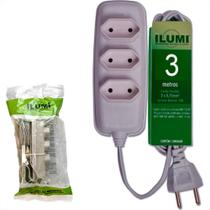 Extensao Ilumi Paralela 0,75Mm Cinza - 3M - 1691/1791 Extensao Ilumi Paralela 0,75Mm Cinza - 3M - 1691/1791