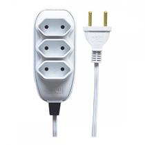 Extensao Ilumi Pl 0,75 03Mt 10A Branco 17911 Extensao Ilumi Pl 0,75 03Mt 10A Branco 17911