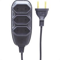 Extensao Ilumi Pl 0,75 05Mt 10A Preto 17922 Extensao Ilumi Pl 0,75 05Mt 10A Preto 17922