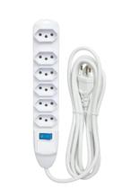 Extensão In-tech 5 Metros 6 Tomadas Filtro De Linha Bivolt Extensão In-tech 5 Metros 6 Tomadas Filtro De Linha Bivolt