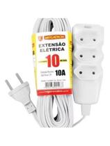 Extensao Megatron Paralelo 2X0,75X10,0M Branco Extensao Megatron Paralelo 2X0,75X10,0M Branco