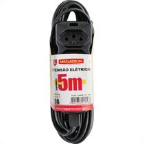 Extensao Megatron Pp 0,75 05Mt 2P+T10A Preto Extensao Megatron Pp 0,75 05Mt 2P+T10A Preto