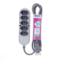 Extensão Múltipla 5 Tomadas 2p+t 10 A 250 V Tramontina 1,5 M Tramontina