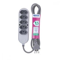 Extensão Multipla 5 Tomadas 2P+T 10 A 250 V Tramontina 1,5 m