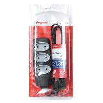 Extensao Noshock 90 Pl 2x0,75 2p 10a Grafite 1,3 Metros