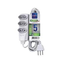 Extensao noshock 90 pp 3x0,75 2p+t 10a cz 5m dn1539 Extensao noshock 90 pp 3x0,75 2p+t 10a cz 5m dn1539