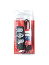 Extensão Noshock90 Pl 2x0,75 2p 10a Grafite 1,3m