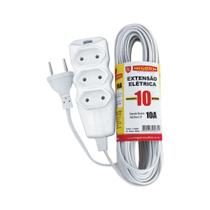 Extensão Paralelo 10M 2x0,75mm Branco - MEGATRON Extensão Paralelo 10M 2x0,75mm Branco - MEGATRON