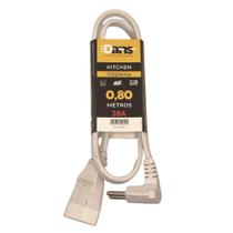 Extensão Pequena 2P+T Tripolar - 0,8 metros