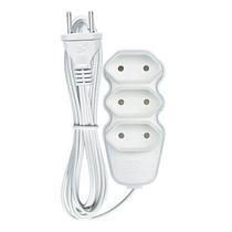 Extensao pratik 5 metros 2x0,75mm branca