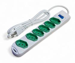 Extensão Régua 1,5m 6 Tomadas Filtro De Linha Bivolt In-tech Extensão Régua 1,5m 6 Tomadas Filtro De Linha Bivolt In-tech