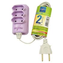 Extensao SORT Daneva DN1493 PL 2X0.75 MM 2 Metros Cores Sortidas Extensao SORT Daneva DN1493 PL 2X0.75 MM 2 Metros Cores Sortidas