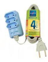 Extensao SORT Daneva DN1494 PL 2X0.75 MM 4 Metros Cores Sortidas