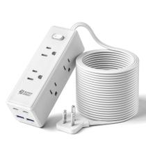 Extensão SUPERDANNY 4,5m 6 Tomadas 4 Portas USB