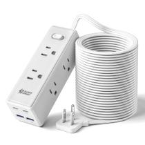 Extensão SUPERDANNY 7,5m 6 Tomadas 4 Portas USB
