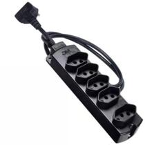 Extensão Tomada Régua Com 5 Tomadas 2p+t 10a 3 Metros TMU5-310