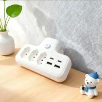 Extensao Tomada Regua de Energia com Portas USB e USB-C Extensao Tomada Regua de Energia com Portas USB e USB-C