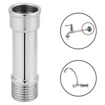 extensão torneira alongador metal 1 2 curto médio longa 8.0cm