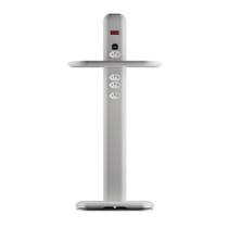 Extensão Torre OCTOO Totem Elétrico com 4 Tomadas, USB e USB-C, Bandeja de apoio, Prata - 10169