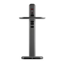 Extensão Torre OCTOO Totem Elétrico com 4 Tomadas, USB e USB-C, Bandeja de apoio, Titânio - 10168