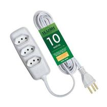 Extensao tripla 10m 2p+t ref 17200 - ilumi