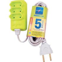 Extensao Tripla PL 2 X 0,75MM 5 Metros SORT Daneva Extensao Tripla PL 2 X 0,75MM 5 Metros SORT Daneva