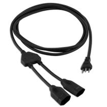 Extensão Tripolar Multiplicadora 20A Pr 5 Metros Forceline Extensão Tripolar Multiplicadora 20A Pr 5 Metros Forceline