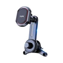 Extensível 360 graus Suporte Magnético Rotativo Para Celular TOPK Com Suporte De 3 Pontos, Suporte