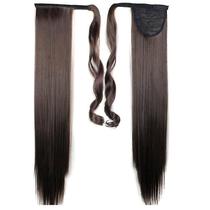 Extensões de cabelo 60cm4no longo cabelo reto envoltório rabo de cavalo clipe em extensões de cabelo rabo de cavalo natural Extensões de cabelo 60cm4no longo cabelo reto envoltório rabo de cavalo clipe em extensões de cabelo rabo de cavalo natural