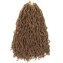 Extensões de cabelo Aayubb Faux Locs Crochet, 16 polegadas, loiro escuro Extensões de cabelo Aayubb Faux Locs Crochet, 16 polegadas, loiro escuro