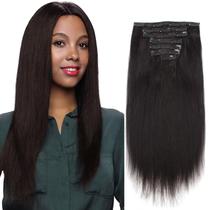 Extensões de cabelo ABH AMAZINGBEAUTY HAIR Yaki Straight 12 Extensões de cabelo ABH AMAZINGBEAUTY HAIR Yaki Straight 12