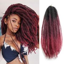 Extensões de cabelo BYKSVIOC Marley Twist 24 polegadas, 8 pacotes