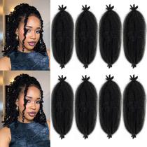 Extensões de cabelo Chicmoi Bob Marley Twist Braiding 30 cm 8 unidades