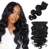 Extensões de cabelo Clip in ABH AMAZINGBEAUTY HAIR Body Wave Extensões de cabelo Clip in ABH AMAZINGBEAUTY HAIR Body Wave