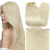 Extensões de cabelo Clip in Full Shine Blonde 25 cm 95 g 7 unidades