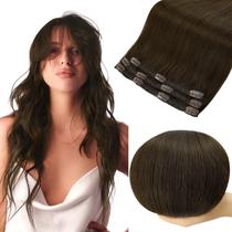 Extensões de Cabelo Clip in Full Shine - Castanho Escuro 40cm (3x60g)