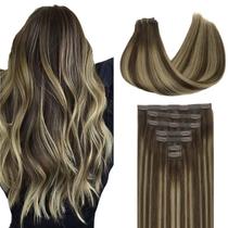 Extensões de cabelo Clip in GOO GOO Real Human Hair 14 polegadas 110g