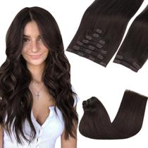 Extensões de cabelo Clip in GOO GOO Real Human Hair 18 polegadas 150g