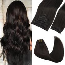 Extensões de cabelo Clip in GOO GOO Real Human Hair 18 polegadas 150g Extensões de cabelo Clip in GOO GOO Real Human Hair 18 polegadas 150g
