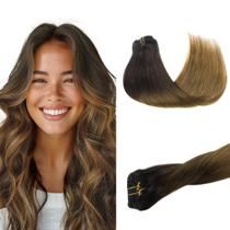 Extensões de cabelo Clip in GOO GOO Real Human Hair 20 polegadas 120g